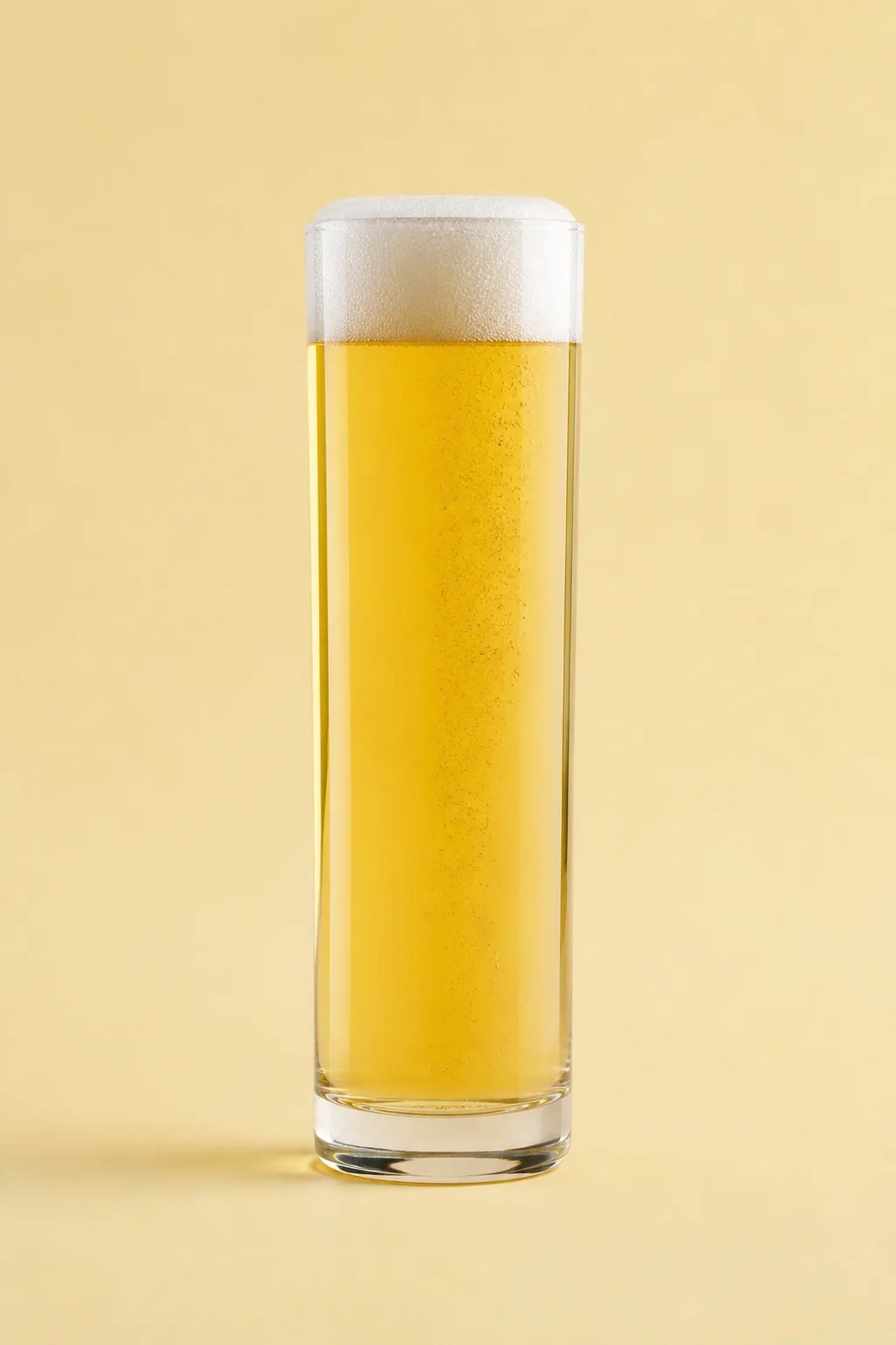Pils in einer schlanken Pilsstange