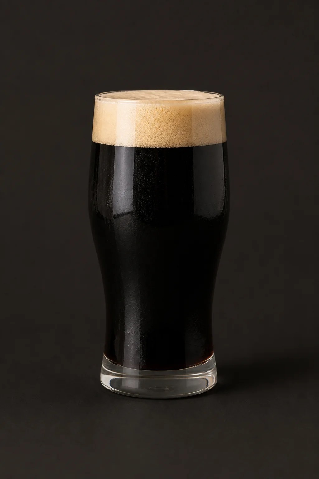 Dunkles Stout im Pintglas